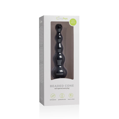 Beaded Cone Anal Dildo