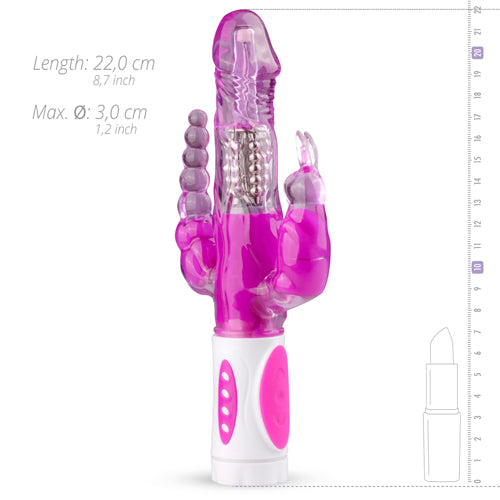 Raving Rabbit Vibrator - Purple