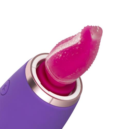 Pleasure Pump With G-Spot Vibrator - Purple