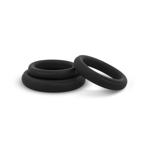 Silicone Set Cock Rings In 3 Sizes