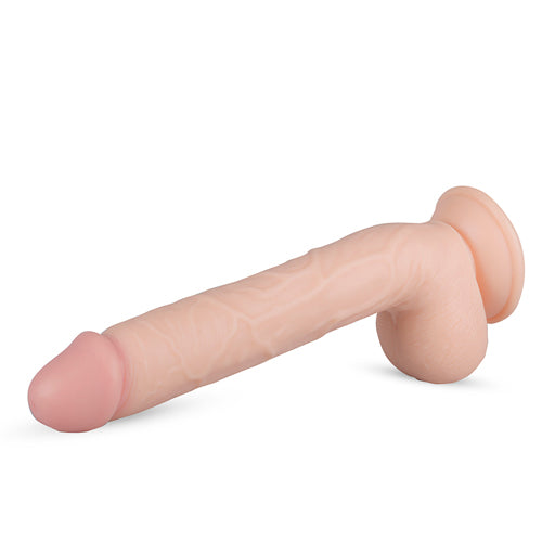 Elvin Realistic Dildo With Ball Bag - 27.5 cm