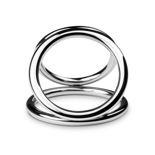 Sinner - Triad Chamber Metal Cock and Ball Ring - Large