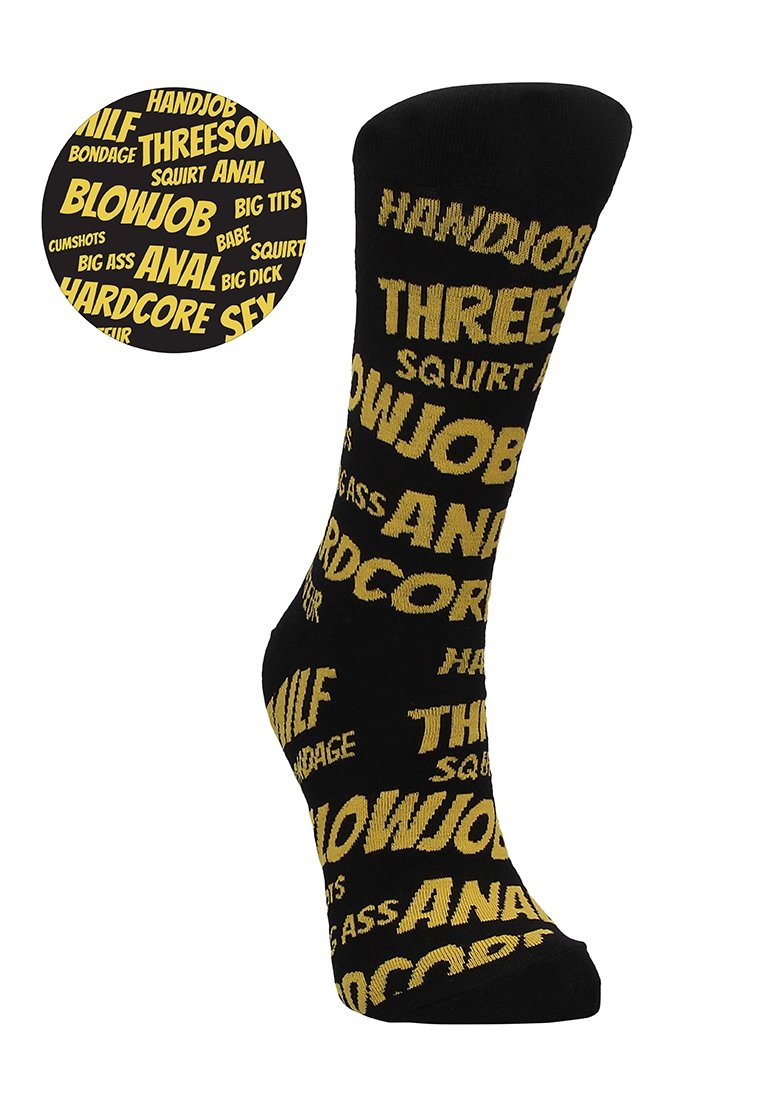 Sexy Words Socks - US Size 2-7.5 / EU Size 36-41 36-41