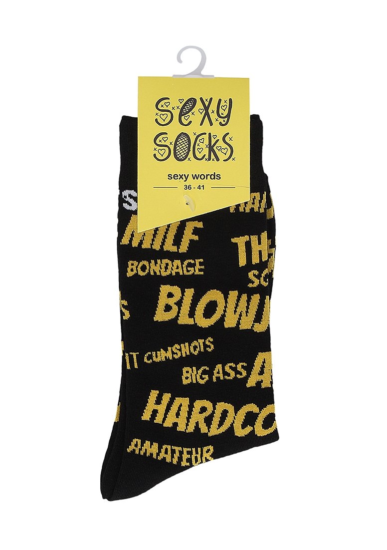 Sexy Words Socks - US Size 2-7.5 / EU Size 36-41 36-41