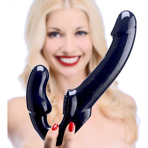 Strapless Strapon Dildo - Black